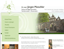 Tablet Screenshot of dr-mutschler.de